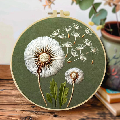 Embroidery DIY Starter Kit - Make a Wish Dandelion