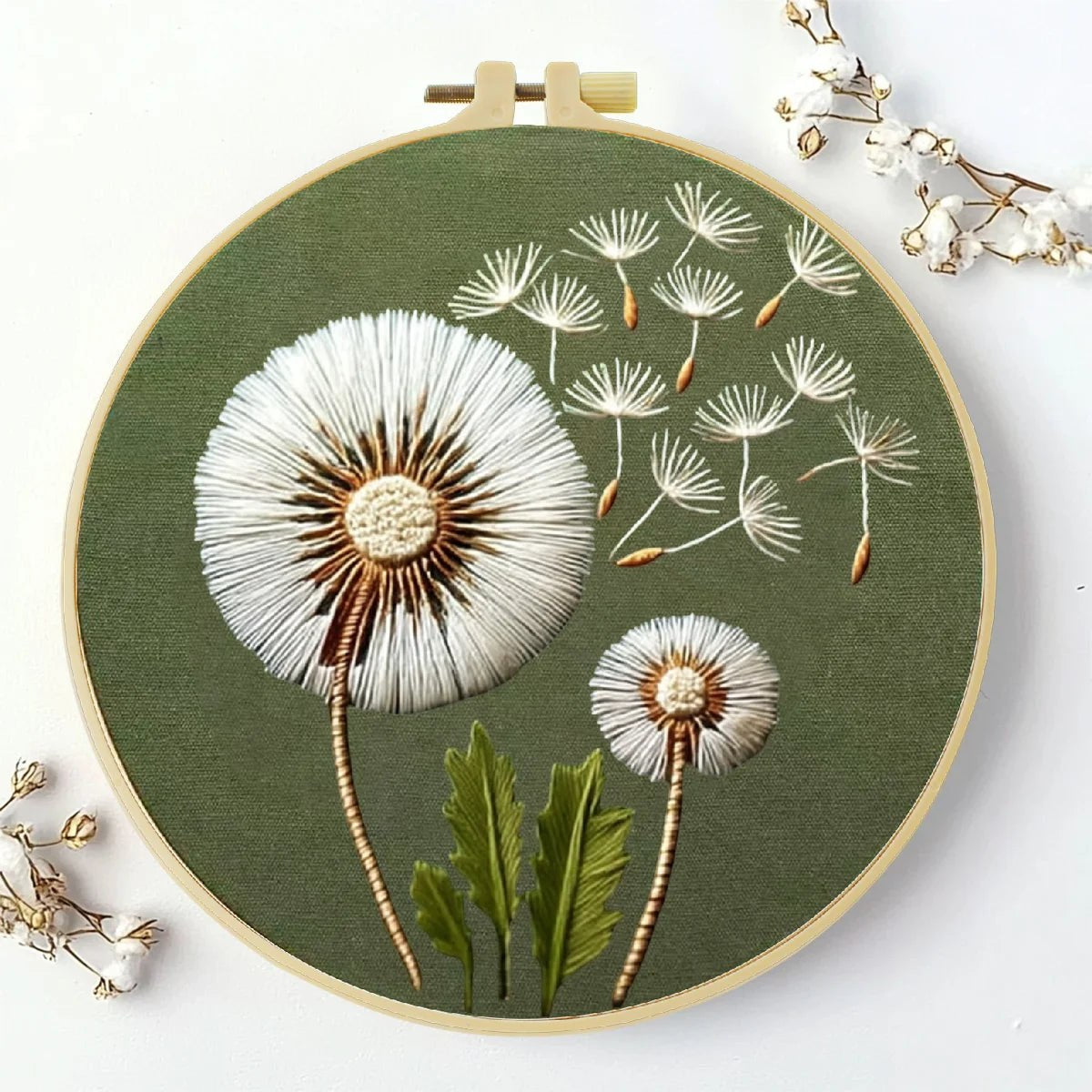 Embroidery DIY Starter Kit - Make a Wish Dandelion