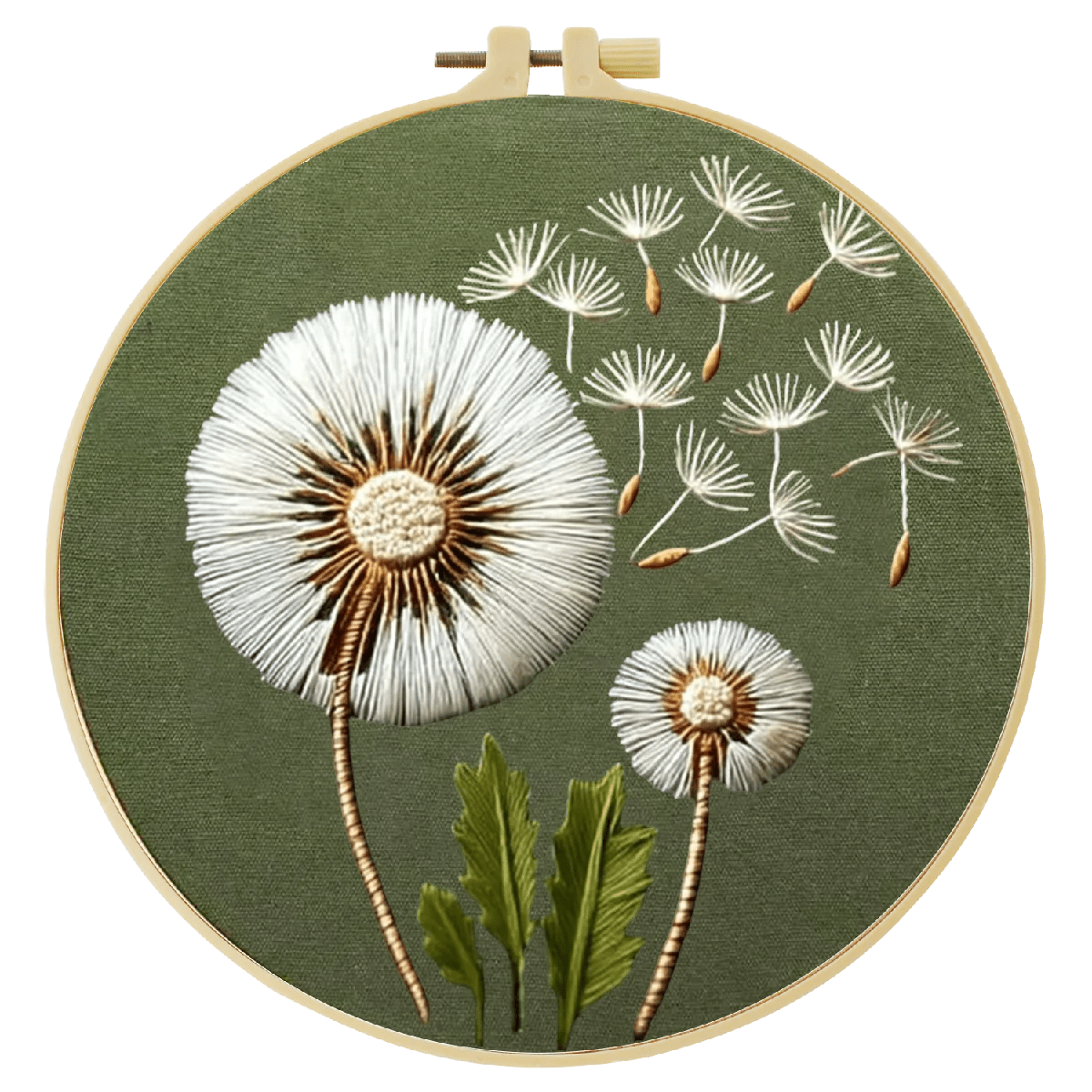 Embroidery DIY Starter Kit - Make a Wish Dandelion