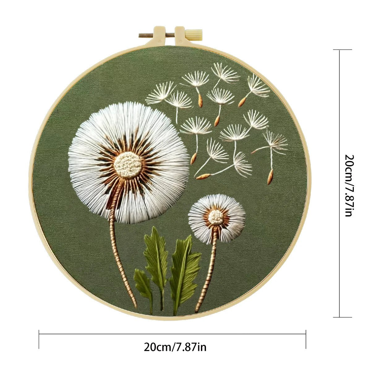 Embroidery DIY Starter Kit - Make a Wish Dandelion