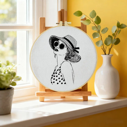 Embroidery DIY Starter Kit - Minimalist Beauty