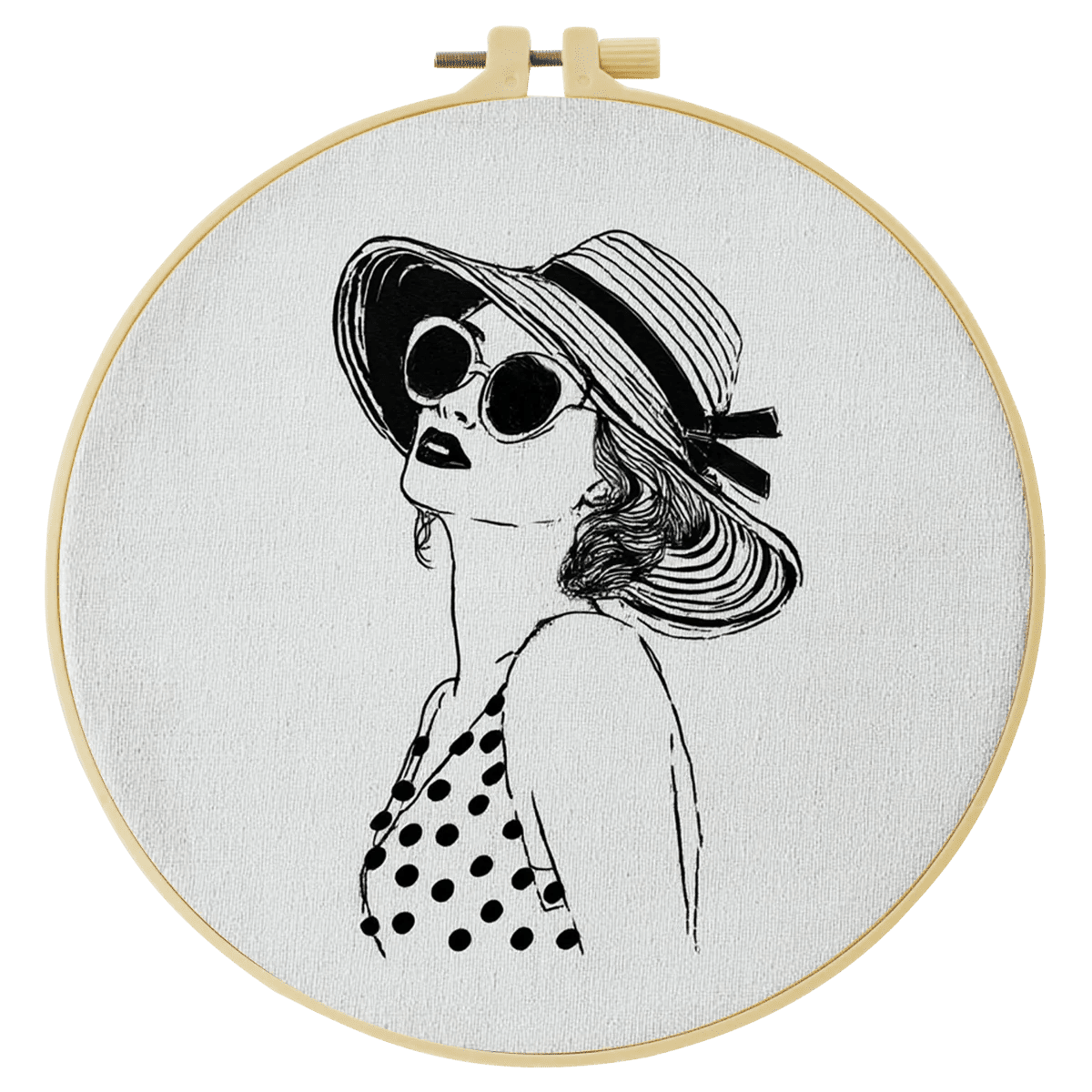 Embroidery DIY Starter Kit - Minimalist Beauty