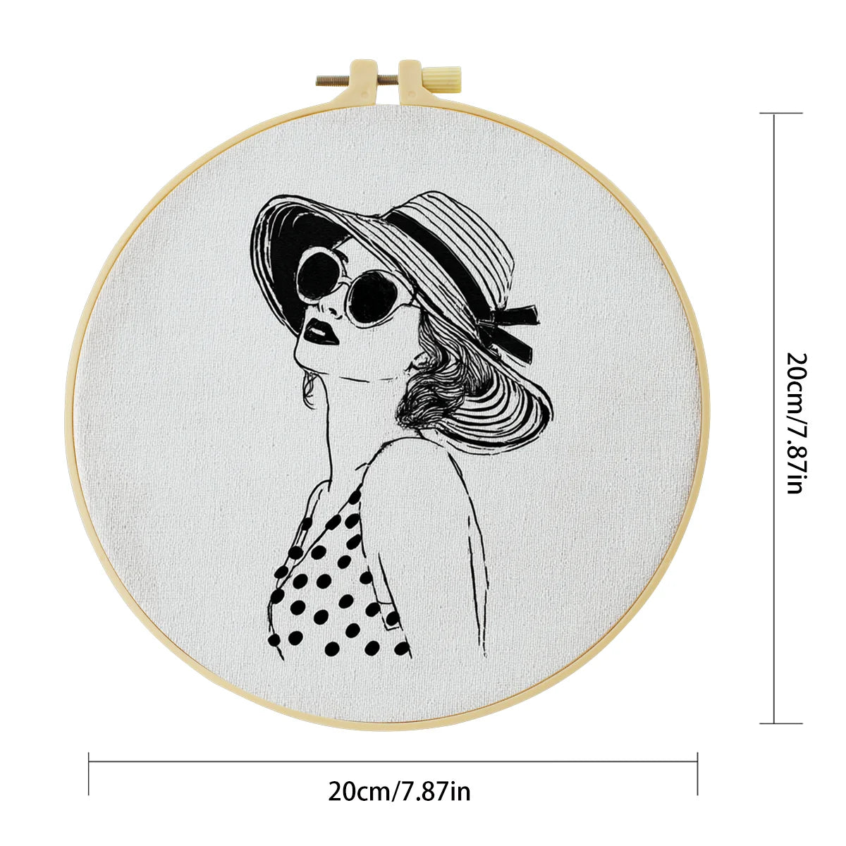 Embroidery DIY Starter Kit - Minimalist Beauty