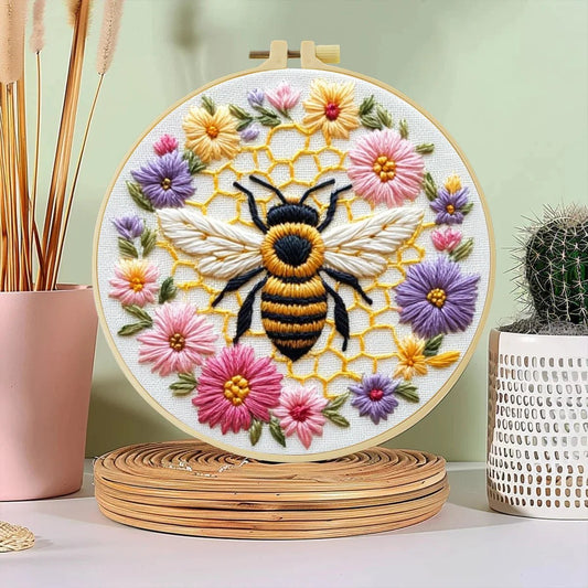 Embroidery DIY Starter Kit -Queen Bee Beauty