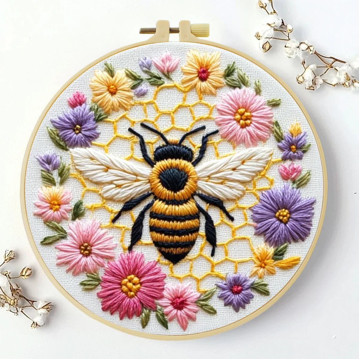 Embroidery DIY Starter Kit -Queen Bee Beauty