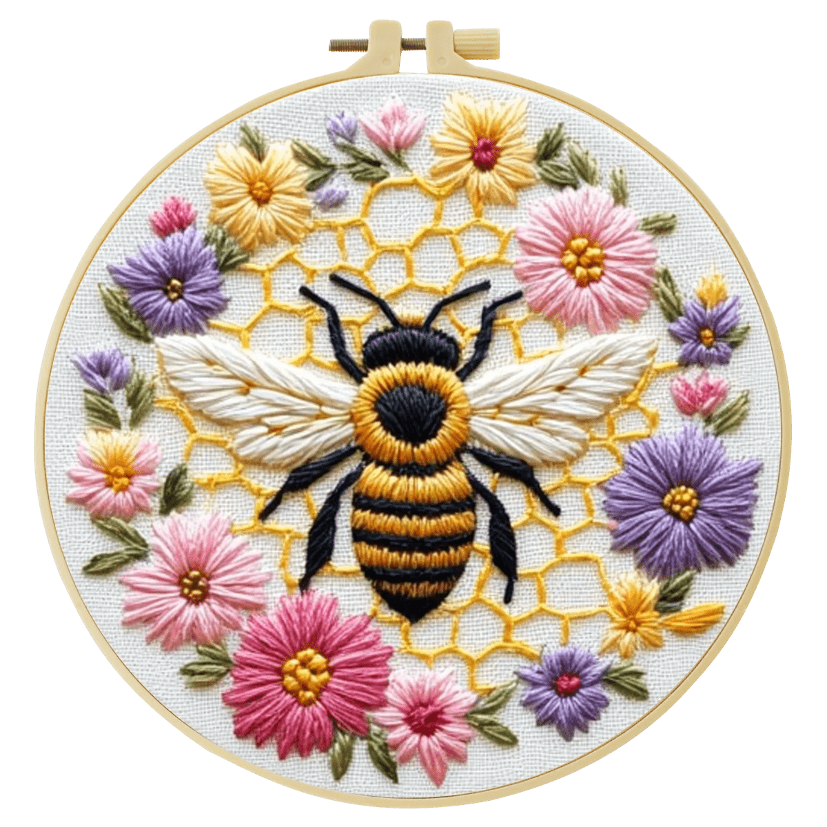 Embroidery DIY Starter Kit -Queen Bee Beauty