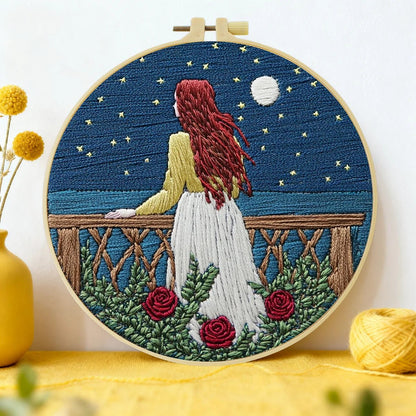 Embroidery DIY Starter Kit - Red Haired Lass