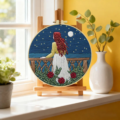 Embroidery DIY Starter Kit - Red Haired Lass