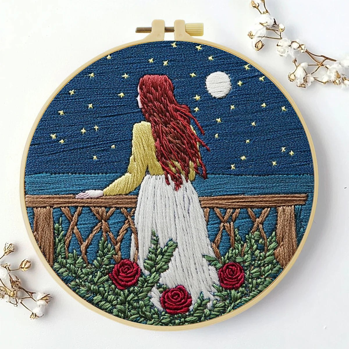Embroidery DIY Starter Kit - Red Haired Lass