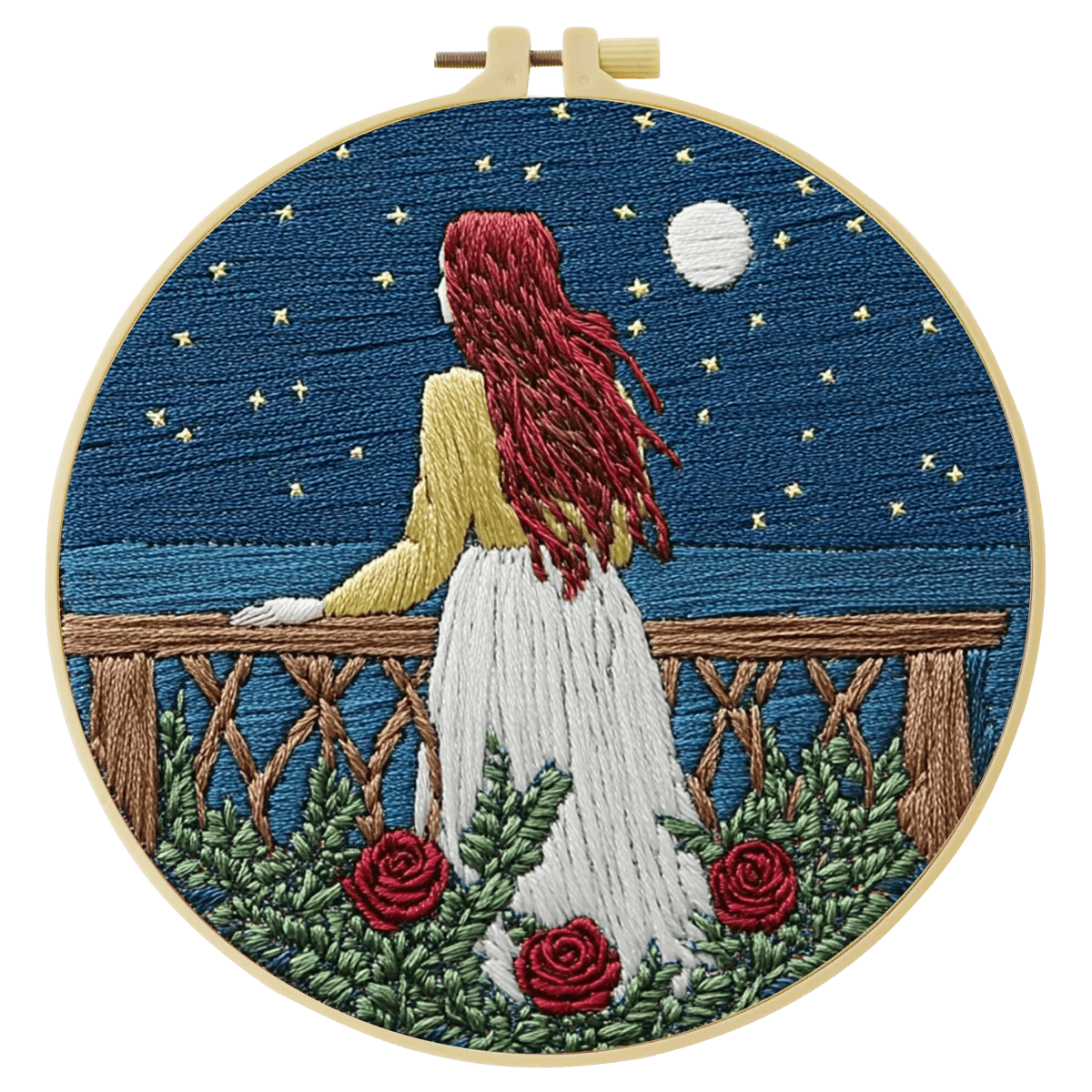 Embroidery DIY Starter Kit - Red Haired Lass