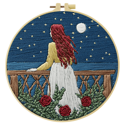 Embroidery DIY Starter Kit - Red Haired Lass