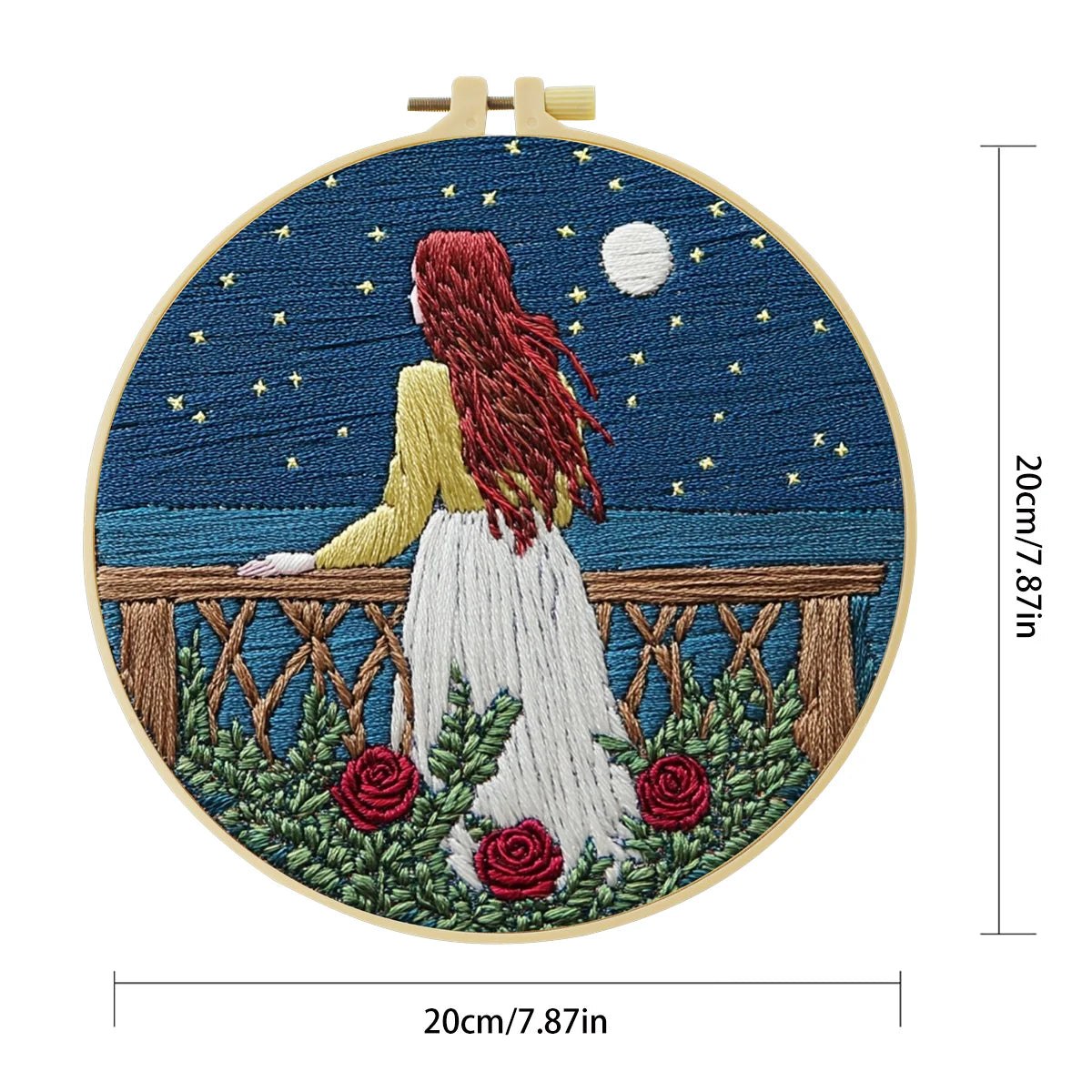 Embroidery DIY Starter Kit - Red Haired Lass