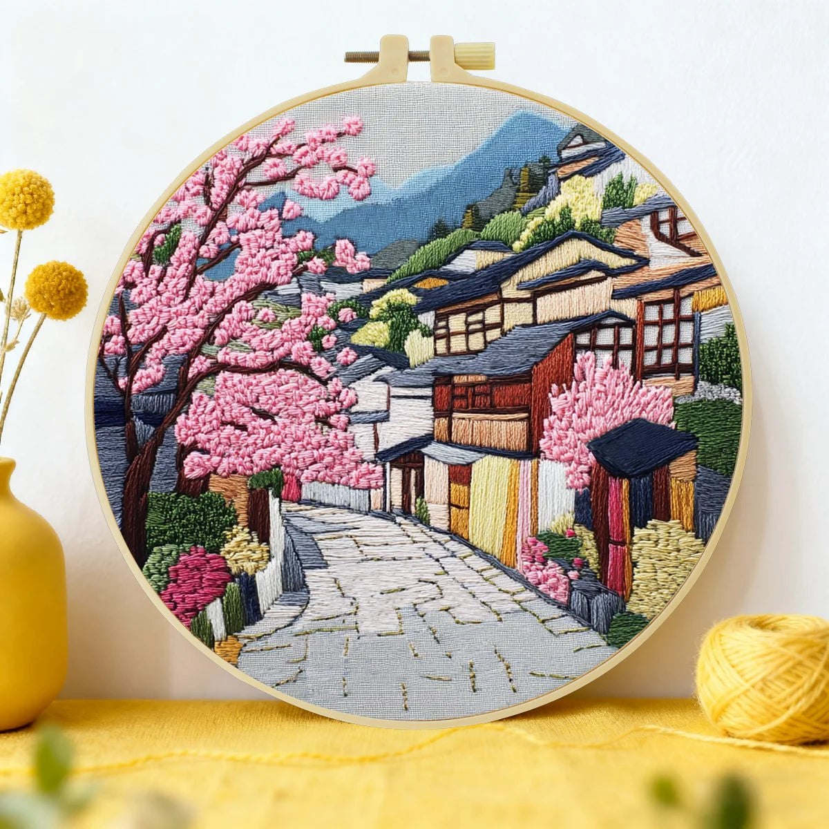 Embroidery DIY Starter Kit - Streets of Japan