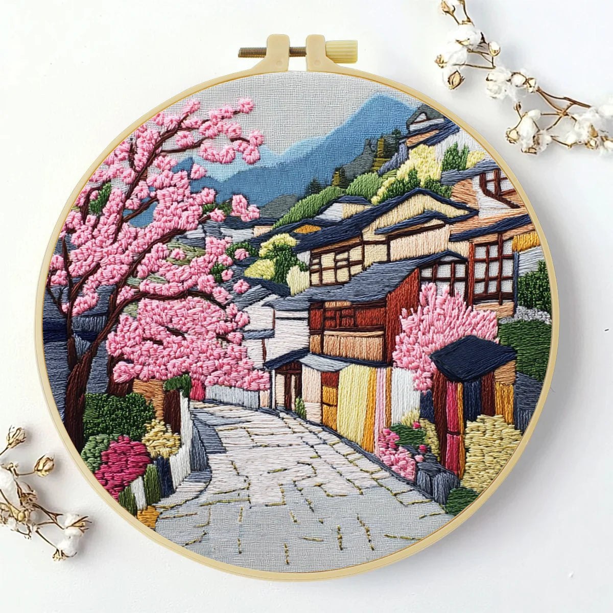 Embroidery DIY Starter Kit - Streets of Japan