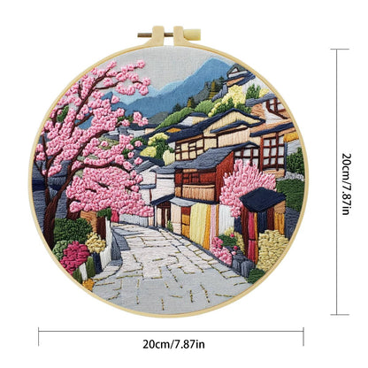Embroidery DIY Starter Kit - Streets of Japan