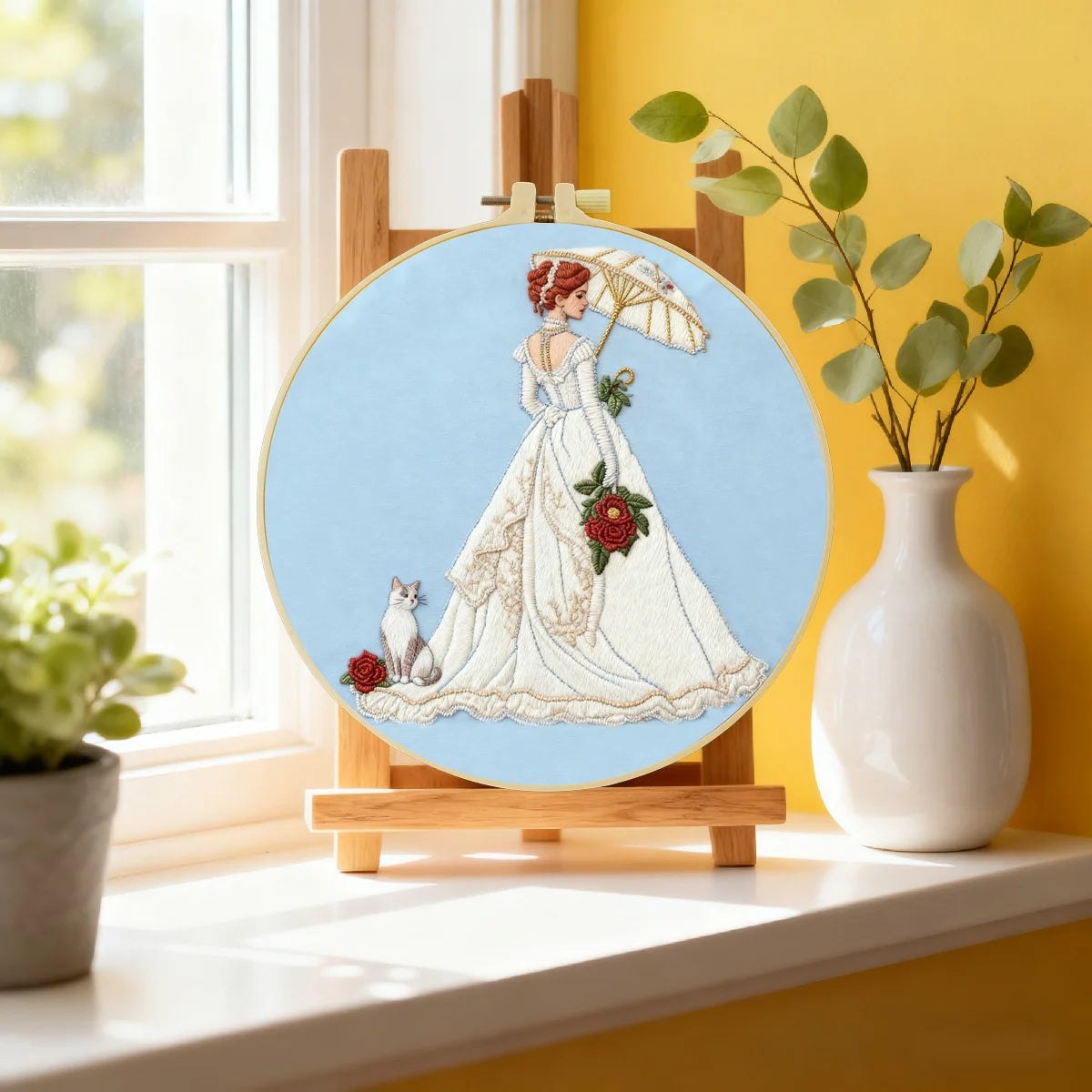 Embroidery DIY Starter Kit - Vintage Bride