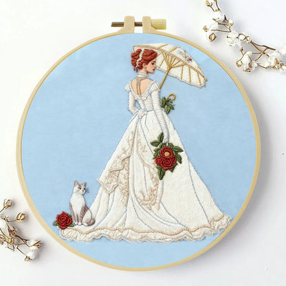 Embroidery DIY Starter Kit - Vintage Bride