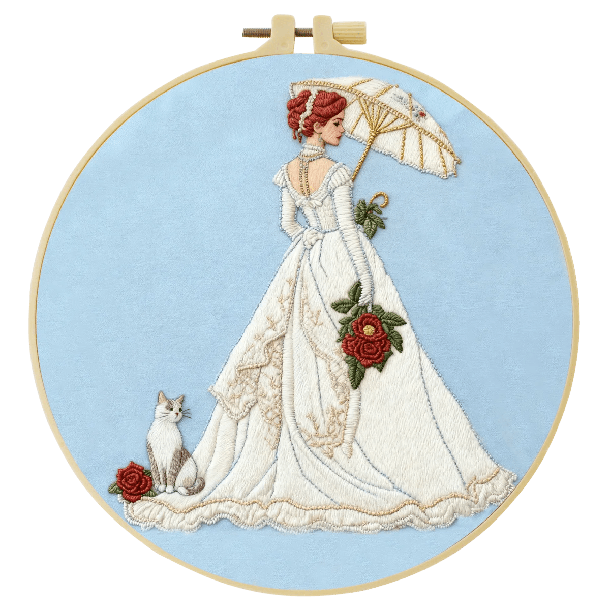 Embroidery DIY Starter Kit - Vintage Bride