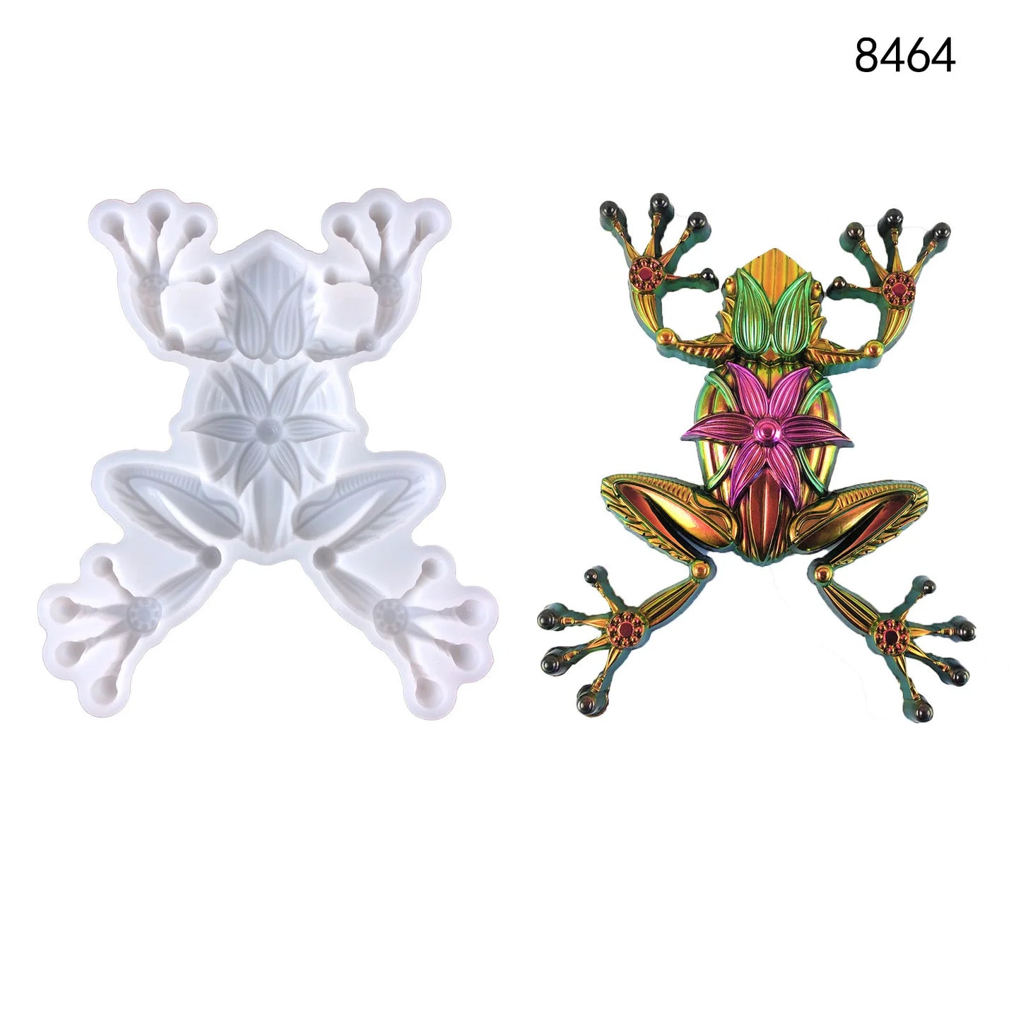 Fancy Frog Ornament Resin Casting Silicone Mould