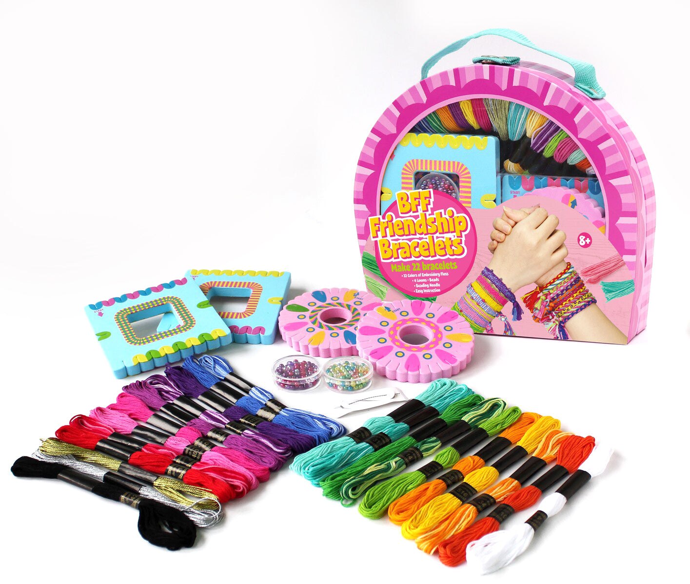 Friends 4 Ever Bracelet Making Kit Pink