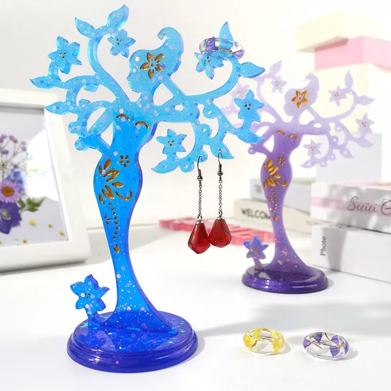 Goddess Earing Jewellery Holder Display Stand Epoxy Resin Silicone Mould