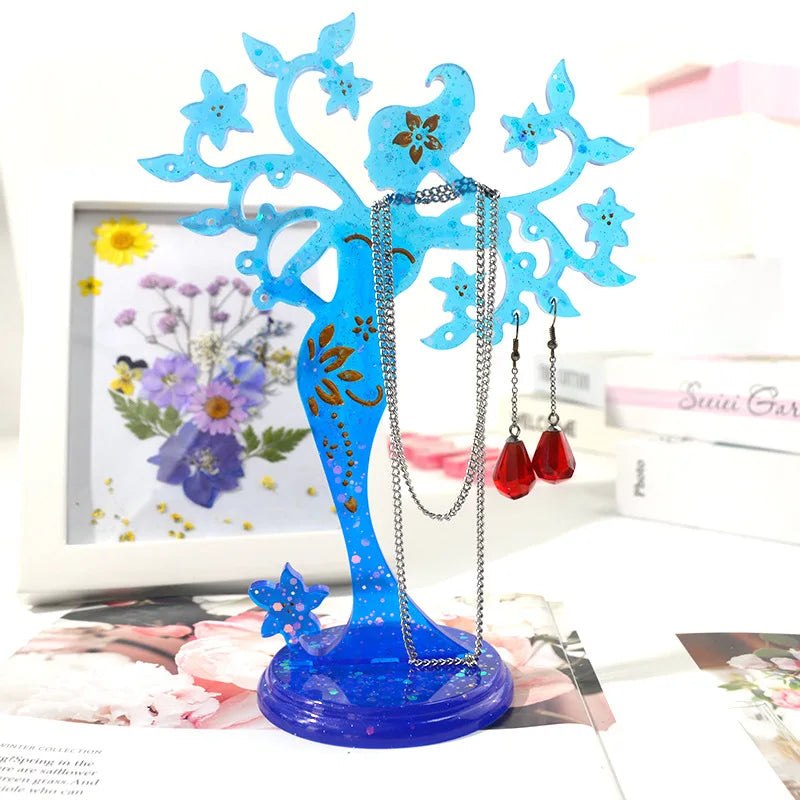 Goddess Earing Jewellery Holder Display Stand Epoxy Resin Silicone Mould