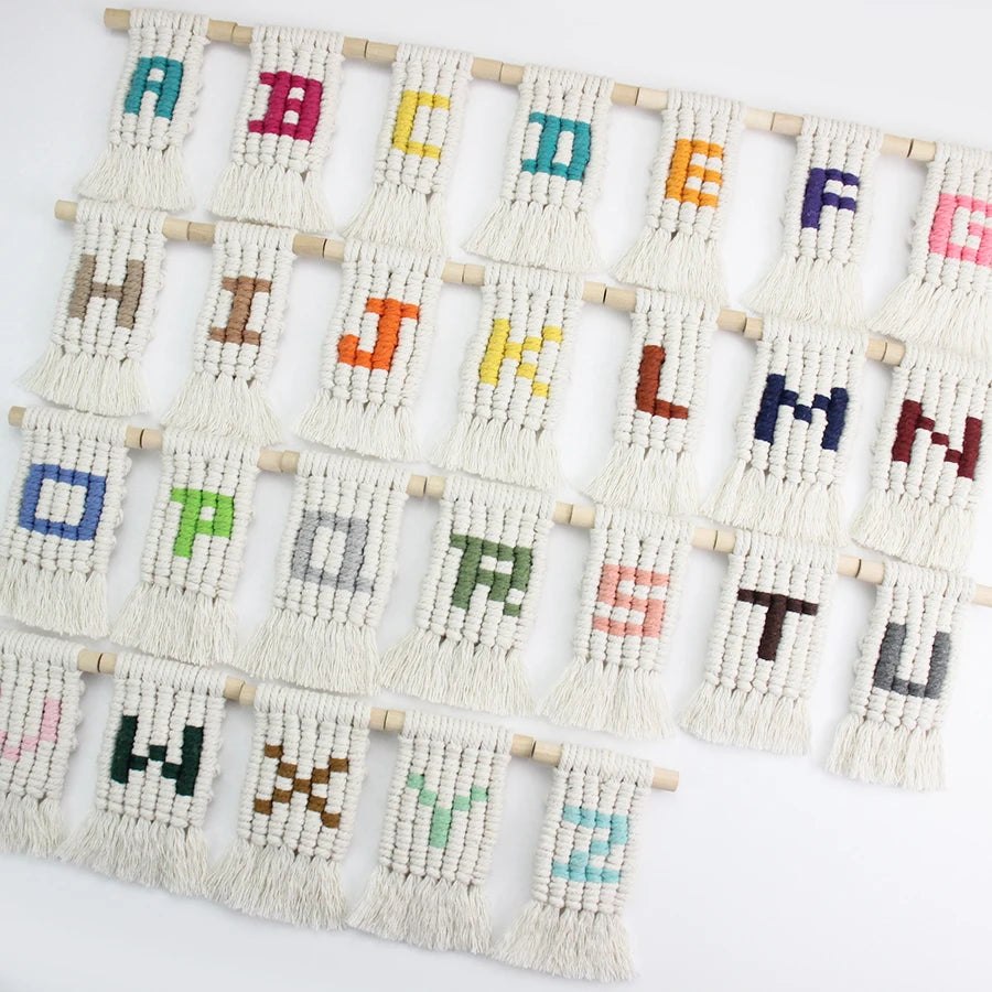 Handmade Woven Alphabet Pendant Macrame Kit – Craft Outlet Australia