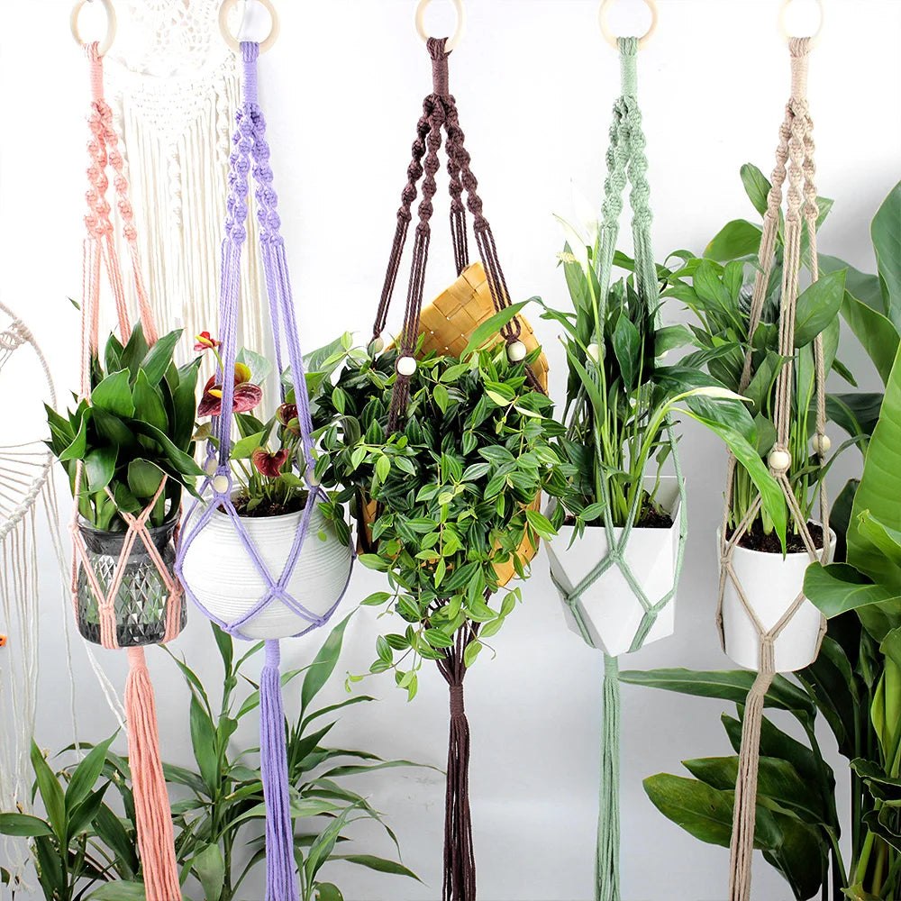 Hanging Plant Basket Macrame Kit