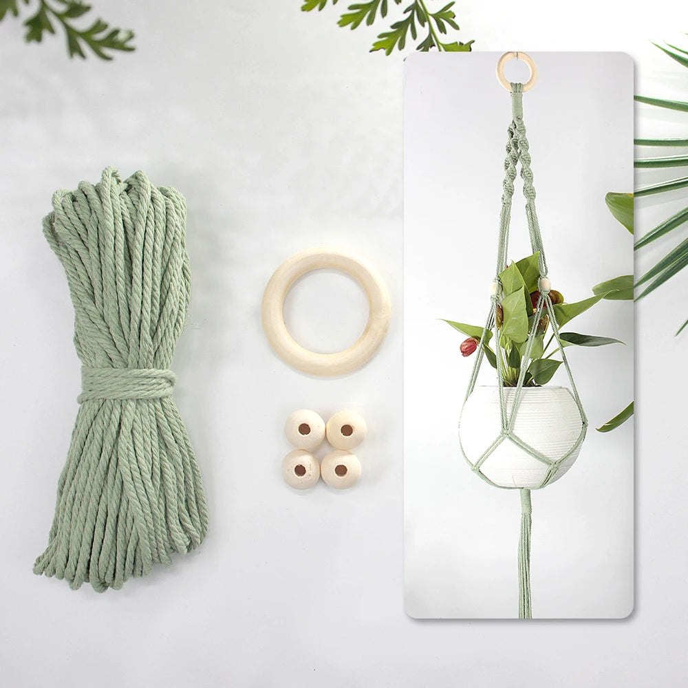 Hanging Plant Basket Macrame Kit