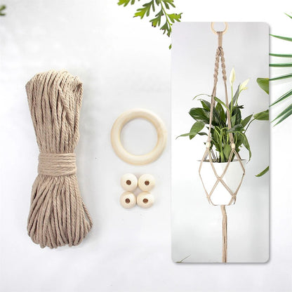 Hanging Plant Basket Macrame Kit