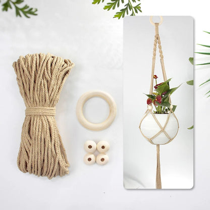 Hanging Plant Basket Macrame Kit