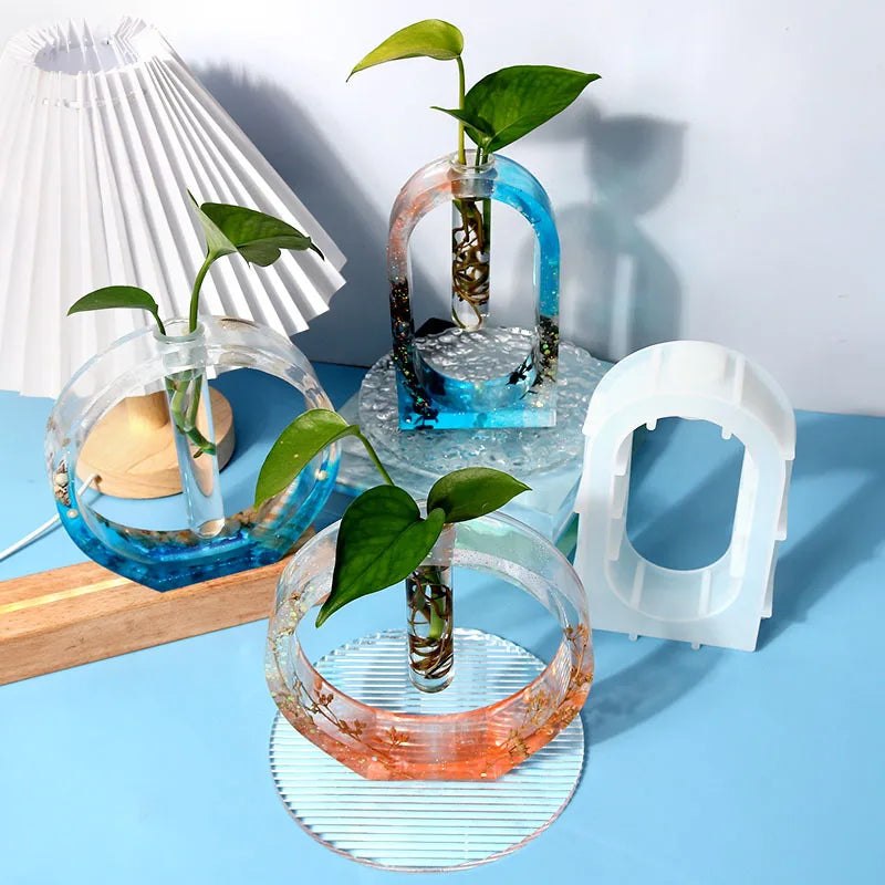 Hydroponic Plant Vase Resin Mould