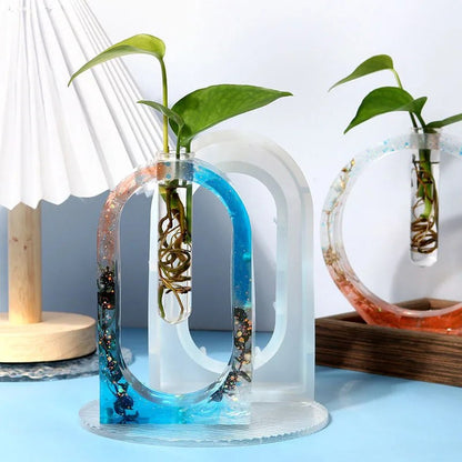 Hydroponic Plant Vase Resin Mould