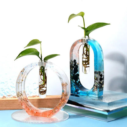 Hydroponic Plant Vase Resin Mould