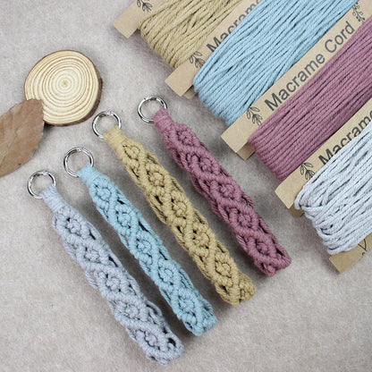 Key Chain Macrame Kits - 6 Patterns