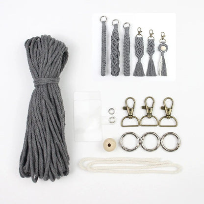 Key Chain Macrame Kits - 6 Patterns
