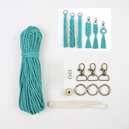 Key Chain Macrame Kits - 6 Patterns