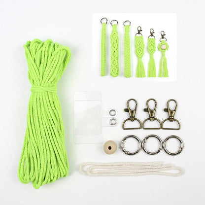 Key Chain Macrame Kits - 6 Patterns
