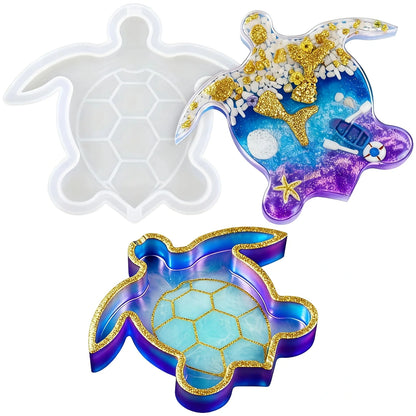 Large Turtle Resin Silicone Tray Mould