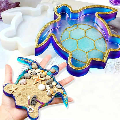 Large Turtle Resin Silicone Tray Mould