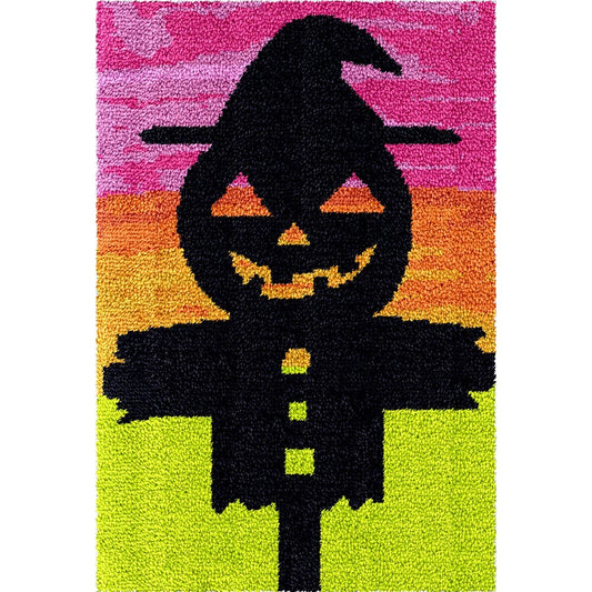 Owl Witches Halloween Rug Latch Hook Kits for Beginners