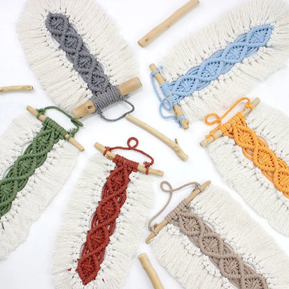 Leaf Tapestry Macramé Kit for Beginners - Includes 3 Tutorials