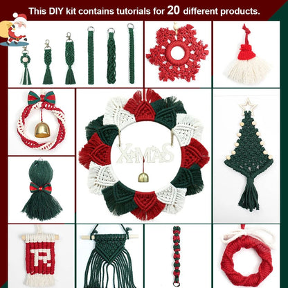 Mega Christmas Decorations DIY Macrame Craft Kit