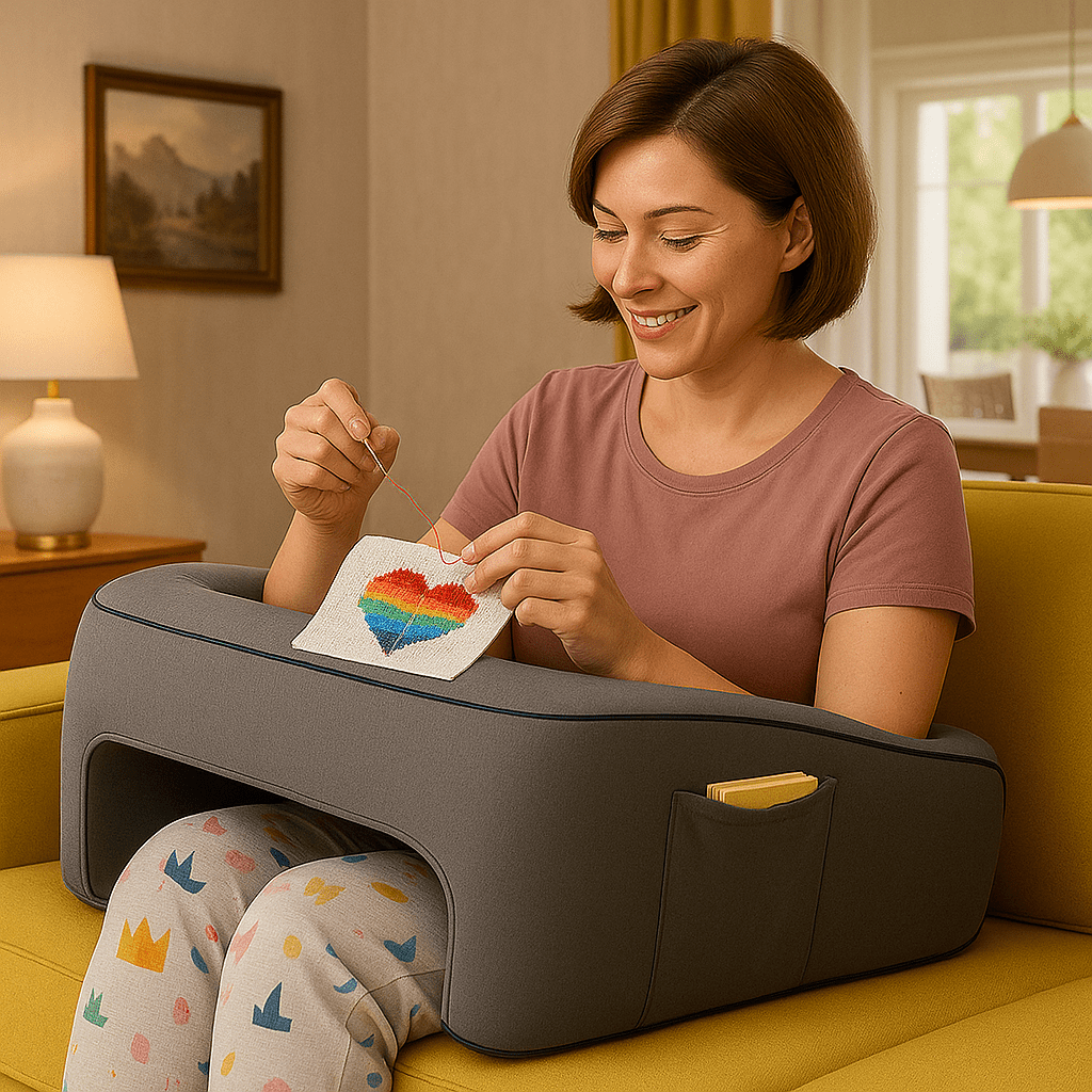 Memory Foam Crafting Lap Desk Pillow