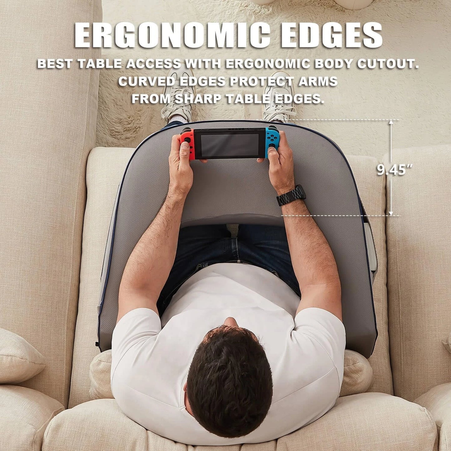 Memory Foam Crafting Lap Desk Pillow