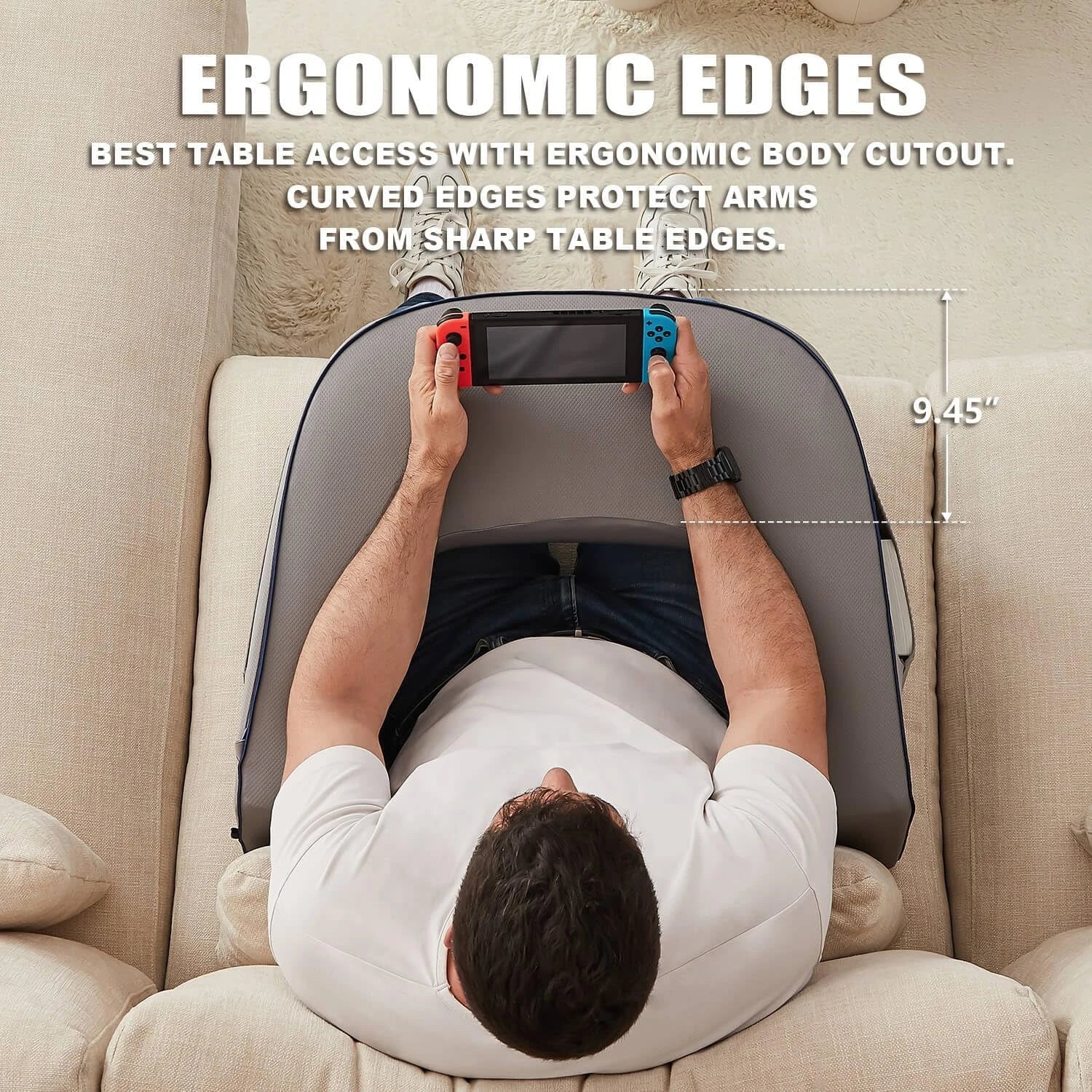 Memory Foam Crafting Lap Desk Pillow
