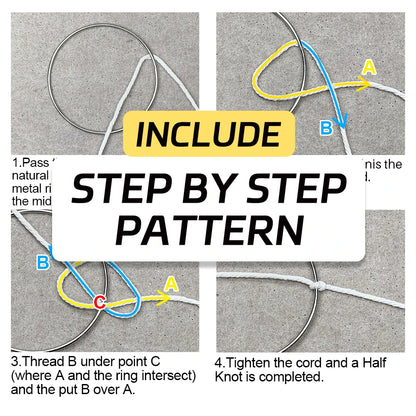 Merry Christmas Tree Hanging Ornament Macrame Kit