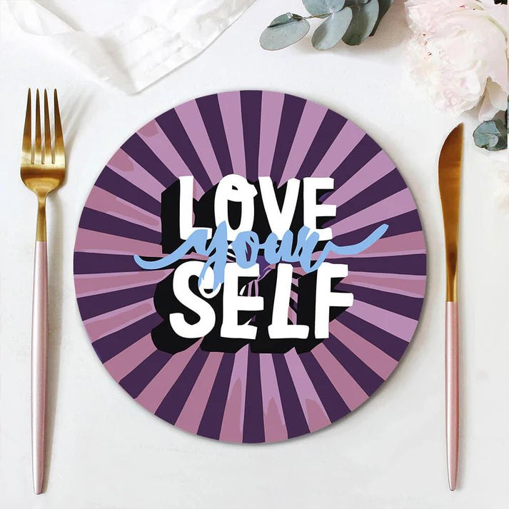Paint & Sip Party Pack Paint By Numbers Placemat Pack - Self Love Therapy