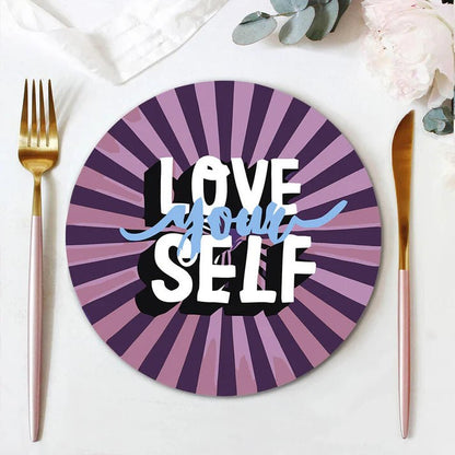 Paint & Sip Party Pack Paint By Numbers Placemat Pack - Self Love Therapy