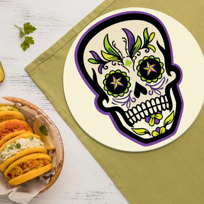 Paint & Sip Party Pack Paint By Numbers Placemat Pack - Sugar Skulls
